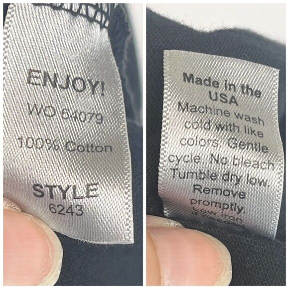 Michael Stars Small Dress Black Slub Jersey Sleeveless New Minimal Capsule - Picture 6 of 13